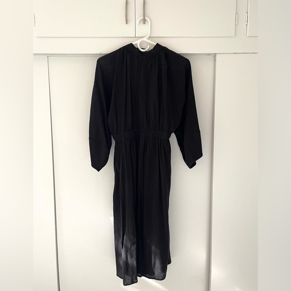 Apiece Apart Black Cut Out Aurora Dress - Picture 3 of 10